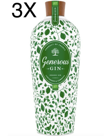 Generous Gin - Organic - Coriander & Combava - 70cl Generous Gin - Organic - Coriander & Combava - 70cl