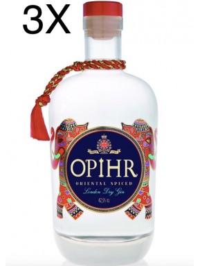 (3 BOTTIGLIE) Gin Opihr - London Dry Gin - 1 Litro - 100cl