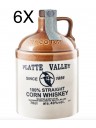 (6 BOTTLES) McCormick Distilling - Platte Valley Whiskey - 100% Straight Corn Whisky - 70cl