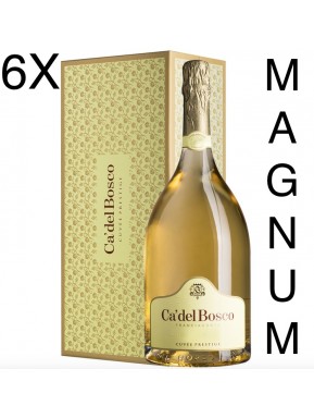 (3 BOTTLES) Ca' del Bosco - Cuvee Prestige - Magnum - Franciacorta - 43ª Edizione - Gift Box - 150cl