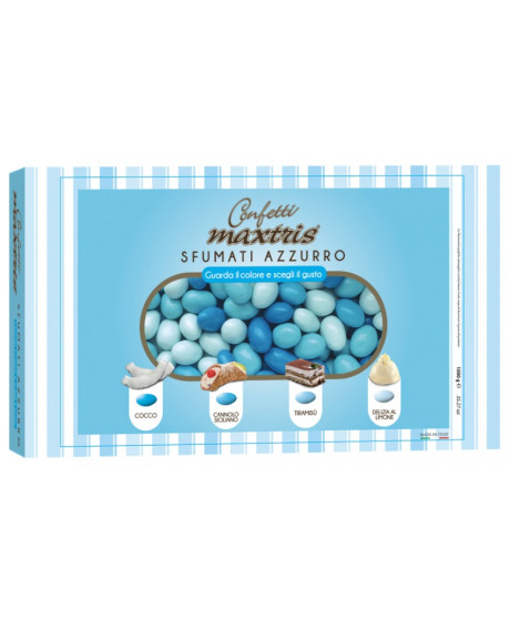 Maxtris - Confetti Sfumati Azzurri - 1000g