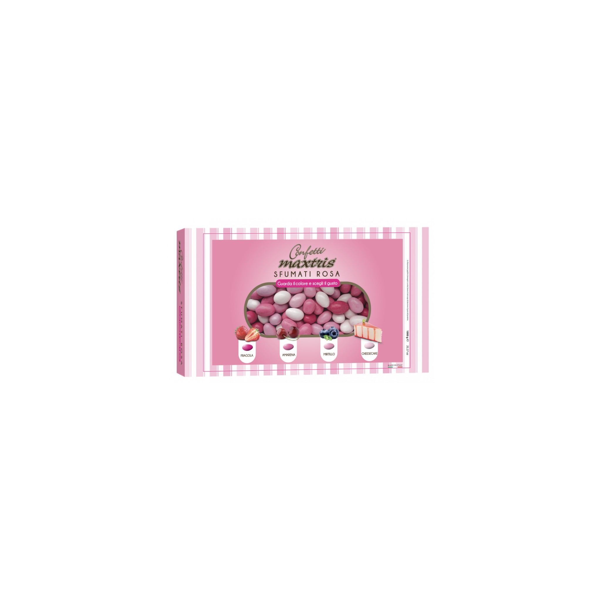 Confetti Maxtris gradient pink sugared almond shop