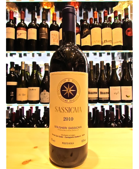 Vendita online Sassicaia 2010 a €117,90 Tenuta San Guido - Bolgheri - Castagneto Carducci.  Shop on line a prezzi da ingrosso, m