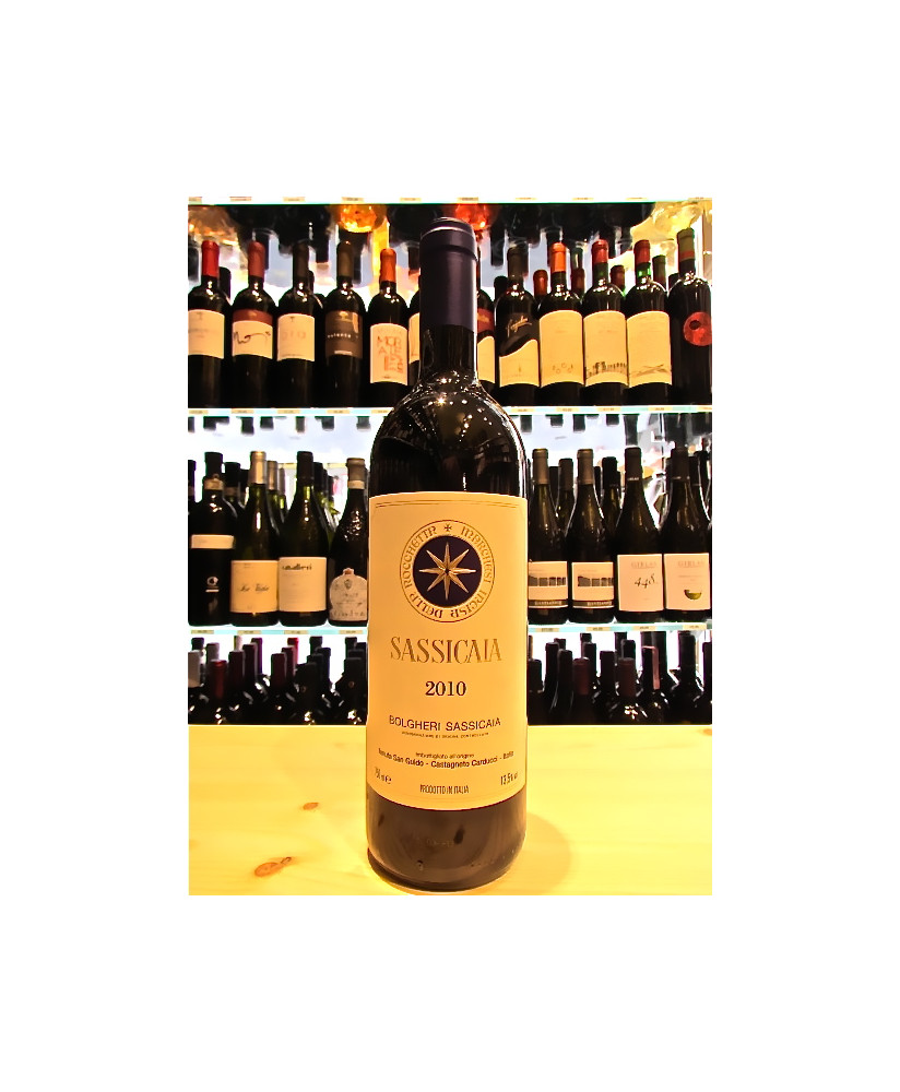 Vendita online Sassicaia 2010 a €117,90 Tenuta San Guido - Bolgheri - Castagneto Carducci.  Shop on line a prezzi da ingrosso, m