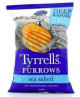 Tyrrells - Patatine &quot;Rustiche&quot; Furrows Sea Salted - 150g