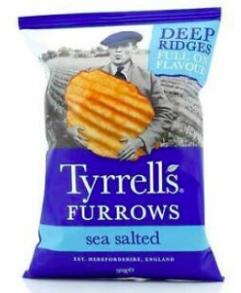 Tyrrells - Patatine "Rustiche" Furrows Sea Salted - 150g