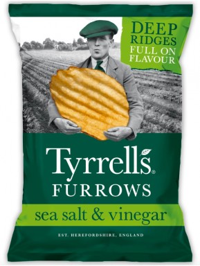 Tyrrells - Chips "Rustiche" Furrows Sea Salted & Vinegar - 150g