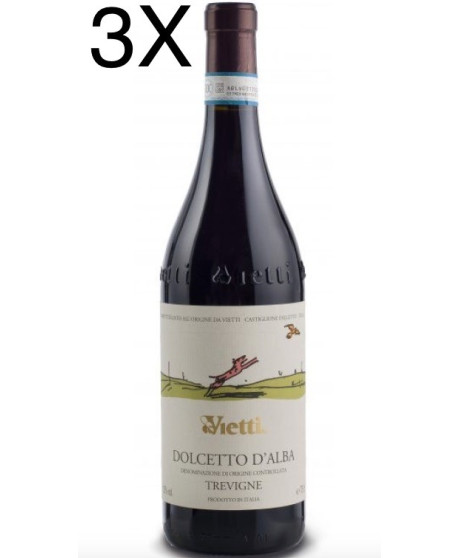 (3 BOTTIGLIE) Vietti - Tre Vigne - Dolcetto d’Alba 2022 - DOC - 75cl