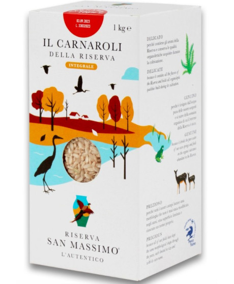 Riserva San Massimo - Riso Carnaroli Integrale - 1000g