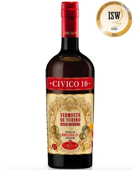 Sibona - Civico 10 - Vermouth di Tornino - Rosso Superiore - 70cl Sibona - Civico 10 - Vermouth di Tornino - Rosso Superiore - 70cl