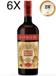 (3 BOTTLES) Sibona - Civico 10 - Vermouth di Tornino - Rosso Superiore - 70cl