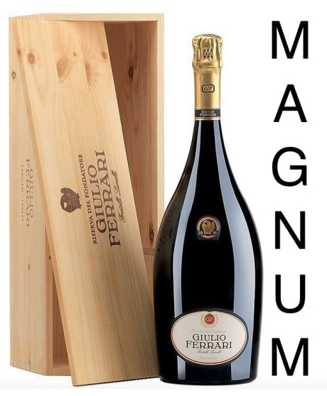 Fratelli Lunelli - Giulio Ferrari - Riserva del Fondatore 2009 - Brut Metodo Classico DOC - Magnum - Astucciato in Legno - 150cl