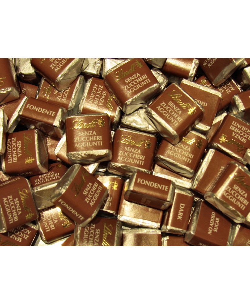 Vendita online cioccolatini fondenti Lindt e Sprüngli senza zucchero a €30.00 al Kg. Shop on-line cioccolatino fondente Lindt se