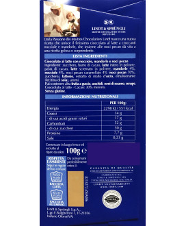 Lindt - Milk Chocolate & Almonds - 100g