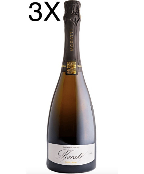 (3 BOTTIGLIE) Castello di Cigognola - Cuvee 'More Brut - Gian Marco e Letizia Moratti - Blanc de Noir - DOCG - 75cl