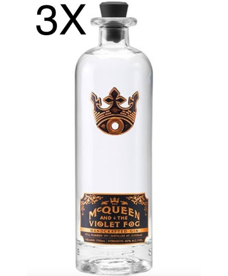 (3 BOTTIGLIE) Mcqueen And The Violet Fog Gin - Wiz Khalifa Gin - 70cl (3 BOTTIGLIE) Mcqueen And The Violet Fog Gin - Wiz Khalifa Gin - 70cl