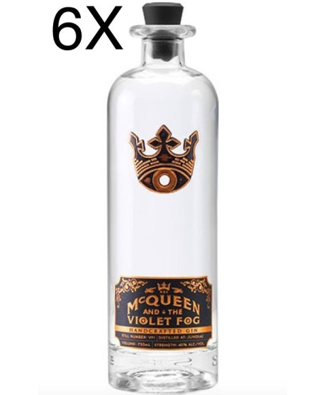 (6 BOTTLES) Mcqueen And The Violet Fog Gin - Wiz Khalifa Gin - 70cl