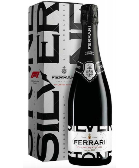 Ferrari - Maximum Brut - silverstone - F1 Limited Edition - Trento DOC - 75cl Ferrari - Maximum Brut - silverstone - F1 Limited Edition - Trento DOC - 75cl