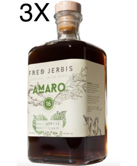 (3 BOTTIGLIE) Fred Jerbis - Amaro 16 - 70cl