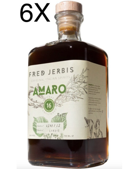 (6 BOTTLES) Fred Jerbis - Amaro 16 - 70cl