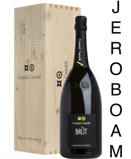 Contadi Castaldi - Brut - Franciacorta DOCG - Jeroboam - Wood Box 300cl