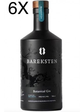 (6 BOTTLES) Bareksten - Botanical Gin - 70cl