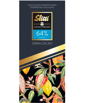 Vendita online Cioccolato Slitti Fondente Extra 60% di cacao Gran Cacao. Shop on line tavolette Slitti