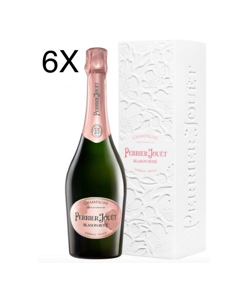 Champagne Perrier Jouet Blason Rose' Coffret vendita online prezzo | corso101.com
