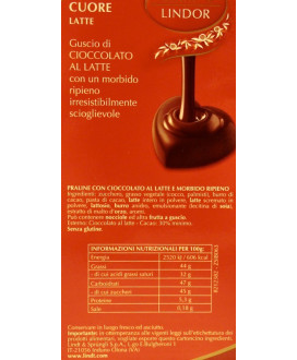 Lindt Chocolate lindor red heart - quality chocolate - shop online at best price Lindt milk Chocolate.