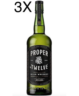 Proper Twelve - Triple Distilled Irish Whiskey - Conor McGregor Founder - 100cl - 1 Litro