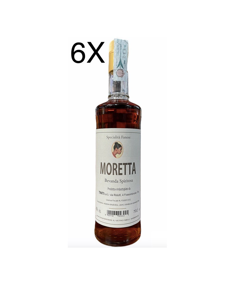 (3 BOTTIGLIE) Tinti - Moretta Zuccherata - Specialità Fanese - 70cl