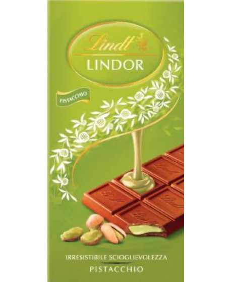 Lindt - Lindor Bar - Pistachio - 100g - NEW