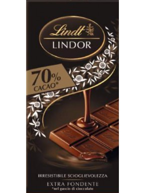 Lindt - Lindor Bar - Extra Dark 70% - 100g - NEW