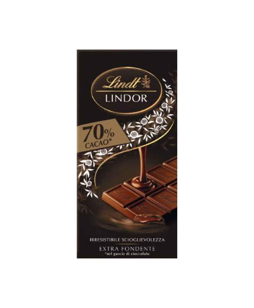 Lindt - Lindor Bar - Extra Dark 70% - 100g - NEW