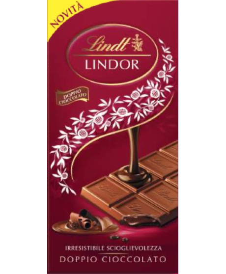 Lindt - Tavoletta Lindor - Doppio Cioccolato - 100g