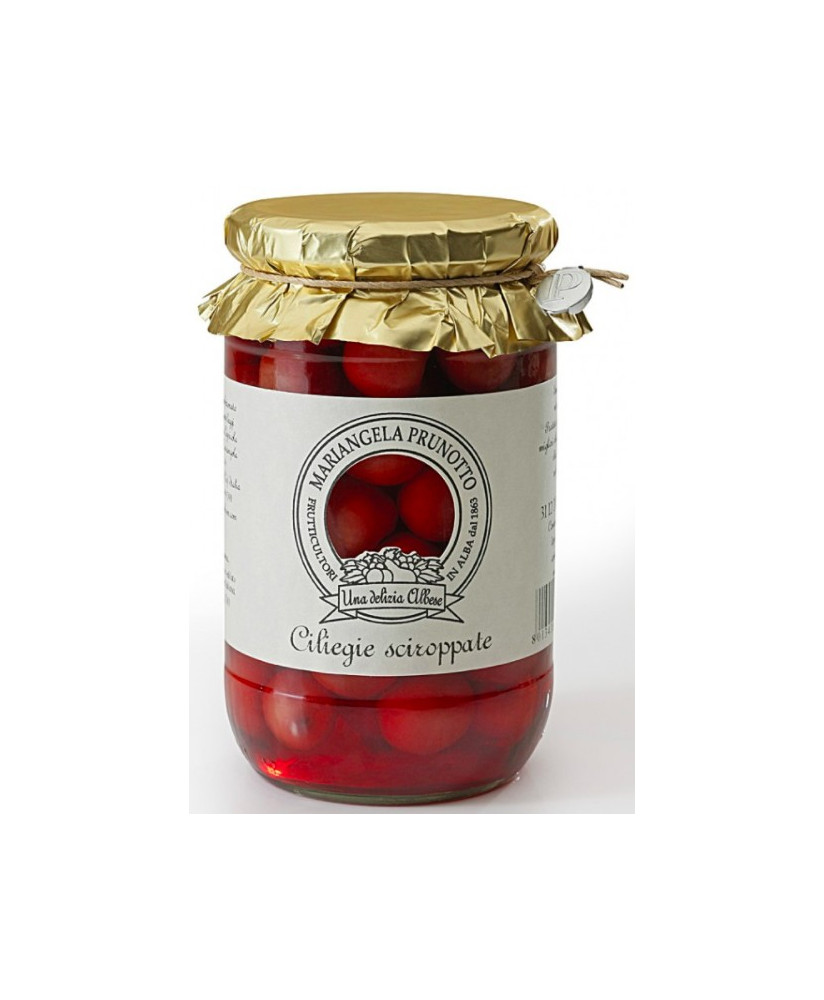 Vendita online ciliegie sciroppate Prunotto, frutta sciroppata piemontese di qualità al miglior prezzo. Prunotto Frutta