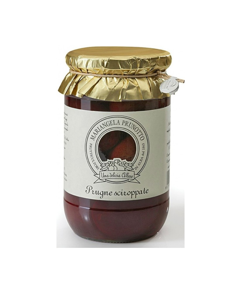 Shop online Prunotto Plums in syrup, italian canned fruit Piedmont quality at the best price. Prunotto Fruit
