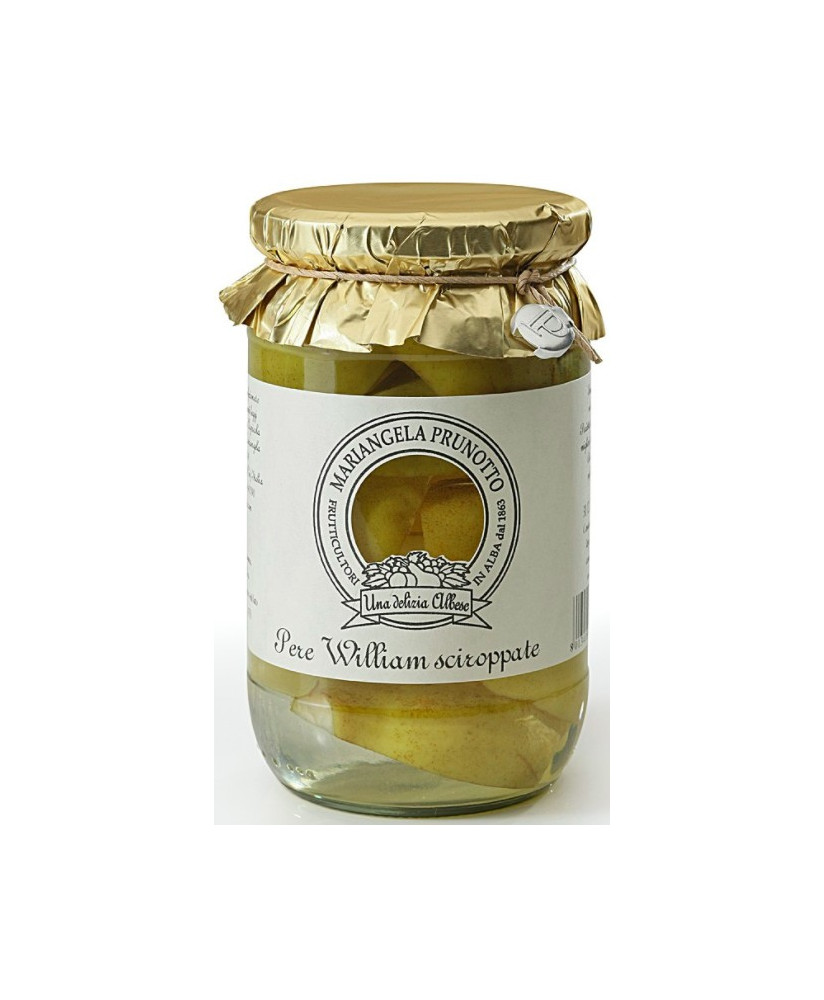 Shop online Prunotto Pear in syrup, italian canned fruit Piedmont quality at the best price. Prunotto Fruit