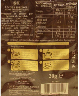 Lindt - Chocolaterie - Cioccolata Calda Gianduja - 20g