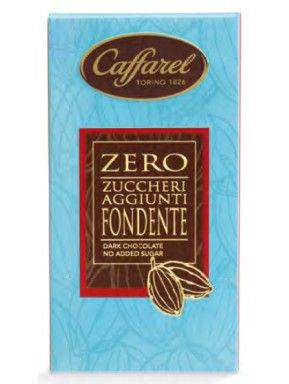 Caffarel - Dark Chocolate No Added Sugar Bar - 100g