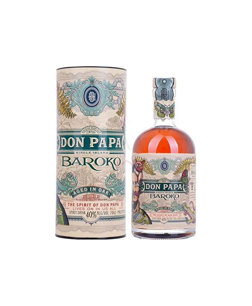 Rum Don Papa - Baroko - Limited Edition - Gift Box - 70cl