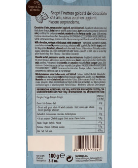 Vendita online tavolette di cioccolato Caffarel al latte senza zucchero - 100g. Shop on line barrette di cioccolata