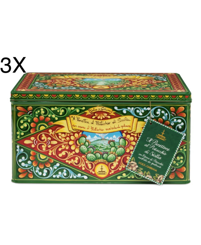 Fiasconaro Panettone Dolce e Gabbana pistachio - 1000g