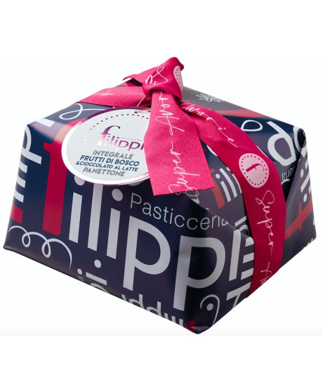 Filippi - Panettone Integrale - Frutti di Bosco e Cioccolato al Latte - 1000g Filippi - Panettone Integrale - Frutti di Bosco e Cioccolato al Latte - 1000g