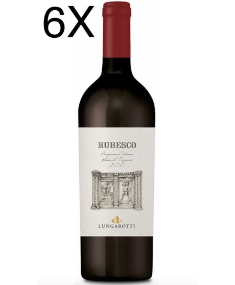 (3 BOTTIGLIE) Lungarotti - Rubesco 2019 - Rosso di Torgiano DOC - 75cl (3 BOTTIGLIE) Lungarotti - Rubesco 2019 - Rosso di Torgiano DOC - 75cl