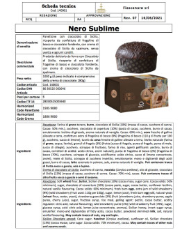 Fiasconaro - Panettone Nero Sublime - 1000g