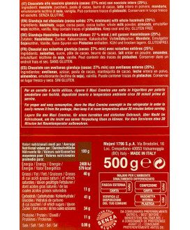 Majani - Golosone - Maxi Cremino da Taglio - Gianduja con Nocciole Intere - 500g