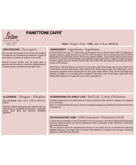 (3 PANETTONI X 1000g) Loison - Coffee Cream Panettone
