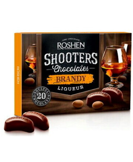 Roshen - Shooters Chocolate - Brandy Liquor - 150g Roshen - Shooters Chocolate - Brandy Liquor - 150g