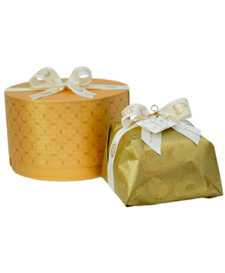 (3 PANETTONI X 1000g) Cova - Classico - hatbox